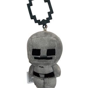 Minecraft Plush Keychain - Gray Mob Character 3”